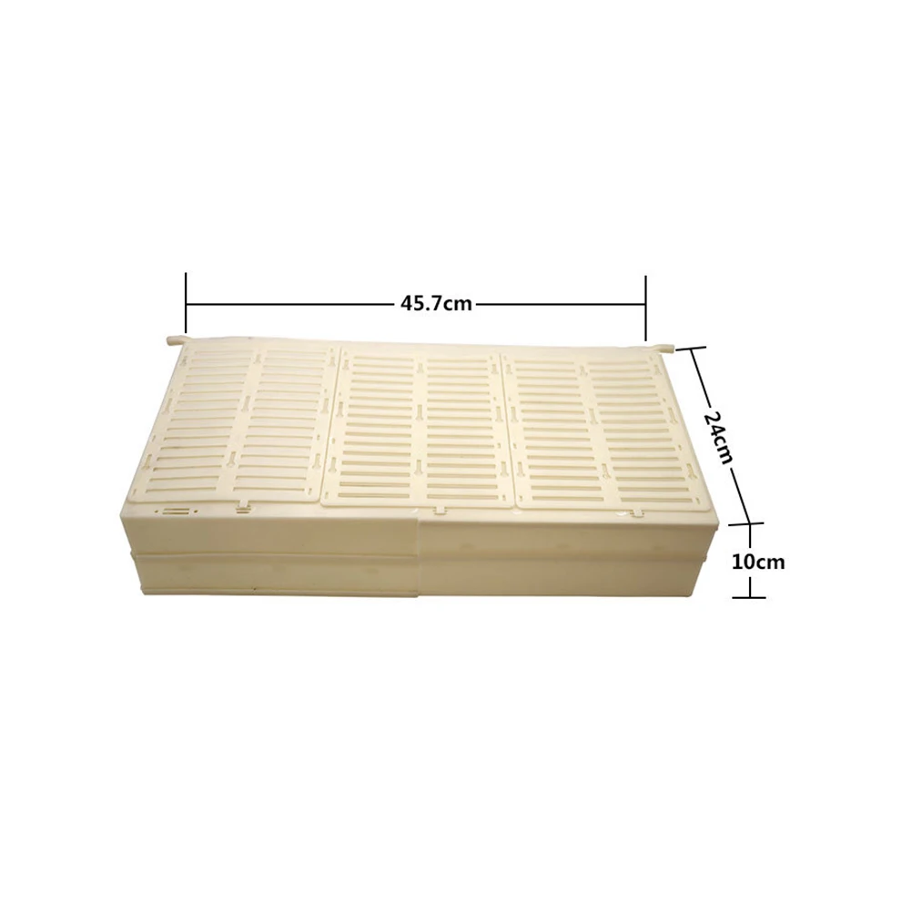 

Professional Beekeeping Tool Control Cage Egg Spawning Controller White Accessory Durable Practical Bee Feeding Garden
