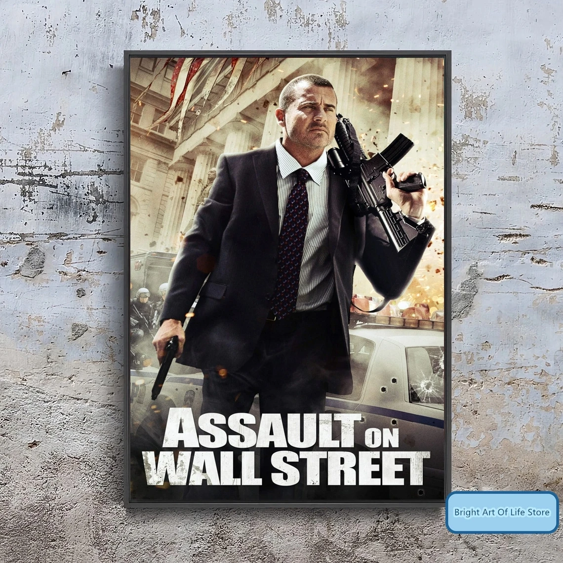 

Assault on Wall Street (2013) Movie Poster Cover Photo Canvas Print Wall Art Home Decor (Unframed)