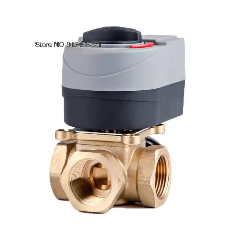 motorized ball valve brass ball valve thermostatic mixing valve thermostat valves 3 way valves Floor heating system