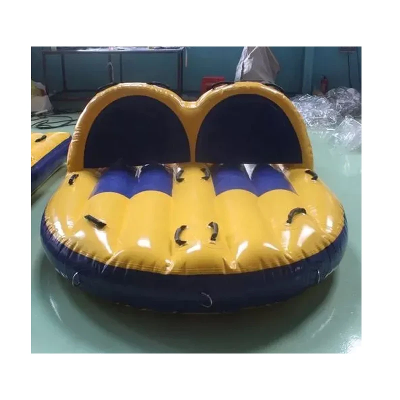 

Different sizes 4 6 riders inflatable water sport toy exciting towable inflatable water bandwagon boat