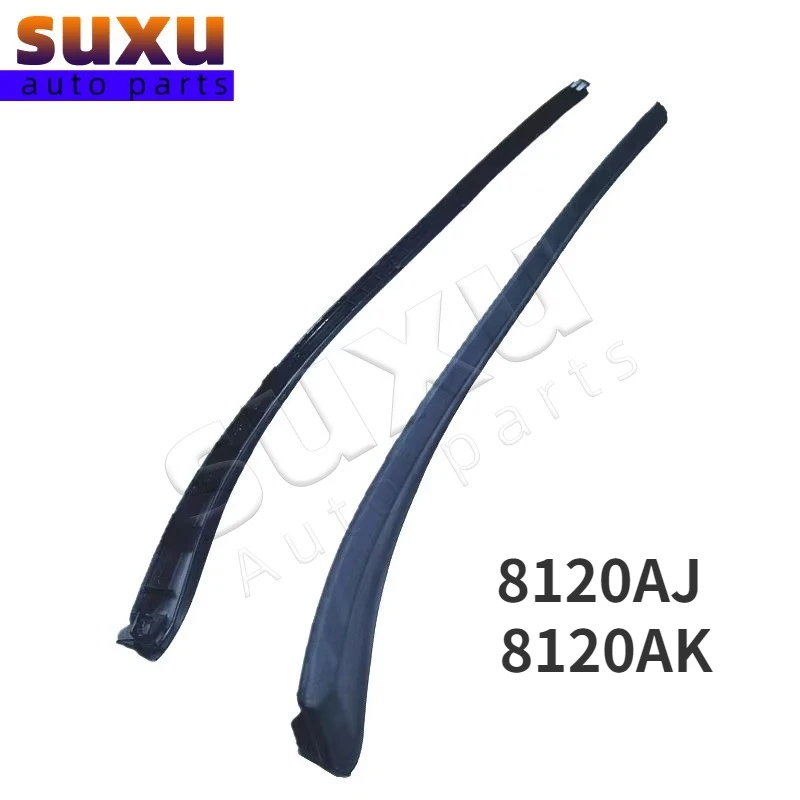 OEM 8120AJ 8120AK Windshield trim Moldings Rubber Strip One Set Exterior Trim Strip for Peugeot 308 2011-2016 408 2010-2014