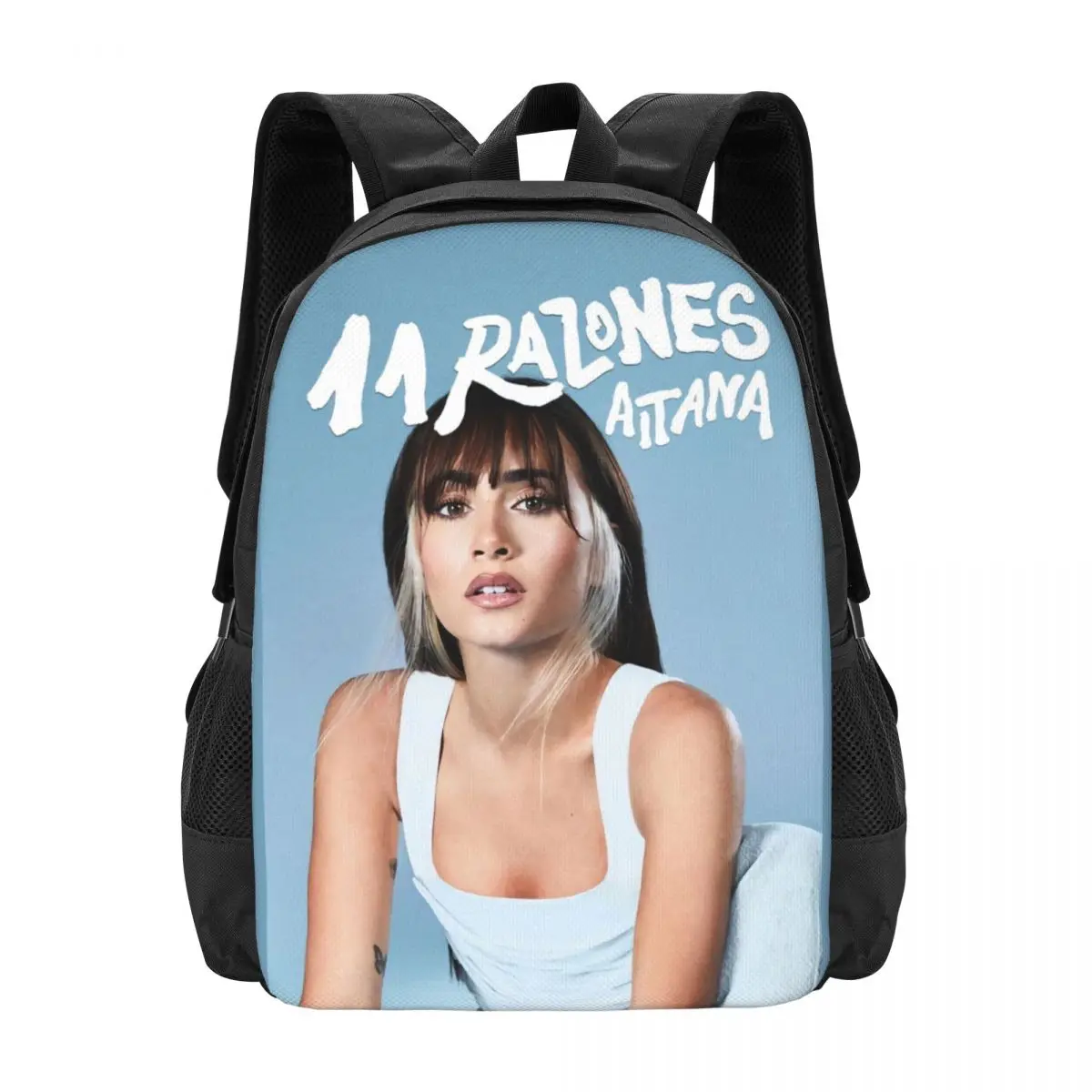 

Spanish Singer A-Aitana Travel Laptop Backpack, Business College School Computer Bag Gift for Men & Women