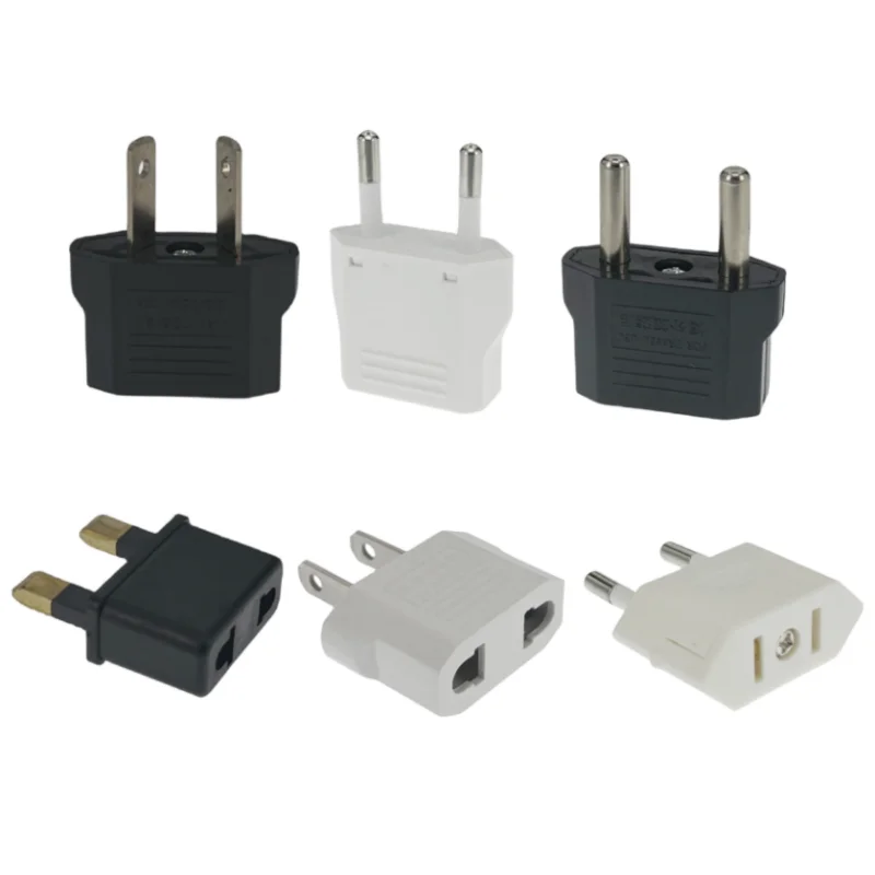 Ameryka Europa Mini CN UK EU do US AU Adapter wtyczki zasilania Rosja Australia Konwerter wtyczki podróżnej Korea 4,0 mm 4,8 mm Wtyczka 6A 125A