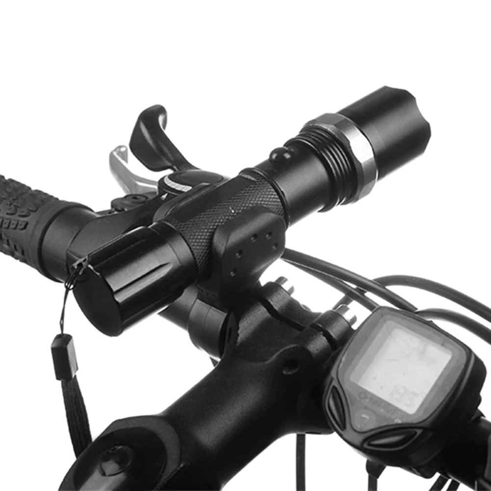 

Bike Bicycle Light Lamp Stand Holder Bracket Rotation MTB Bicycle LED Flashlight Torch Clamp Clip Mount Bracket