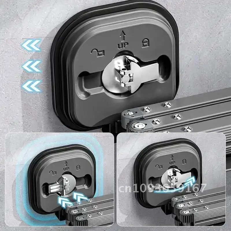 Folding Clothes Hanger Indoor Retractable Cloth Drying Rack Space Saving Wall Home Mount Rack Clothesline Laundry Amp Clothing