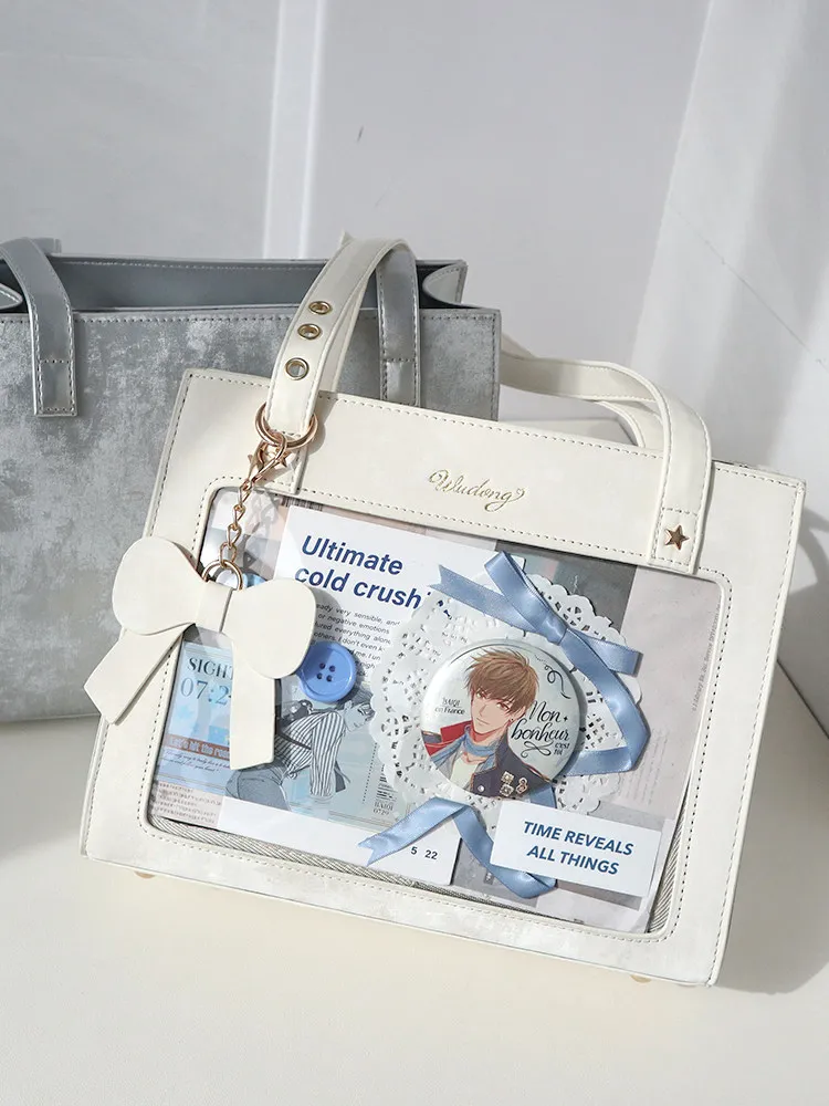 Original Versatile Transparent Bar Two-dimensional National Style Messenger Lta Bag Female Sweet Lady Student Small Square Bag