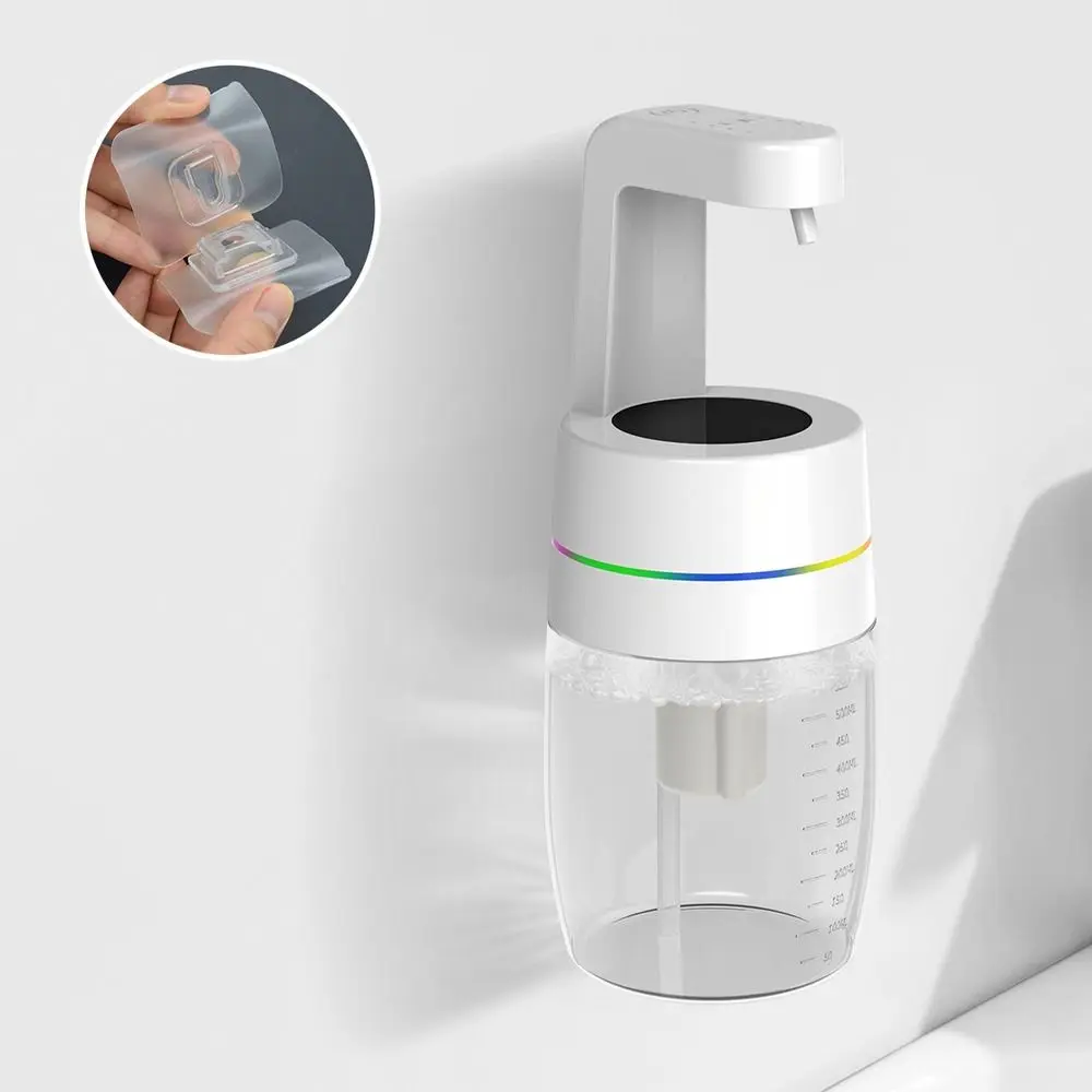 

Автоматические сенсорные умные дозаторы мыла Регулируемые уровня Настенные дозаторы лосьона со светодиодной подсветкой Водонепроницаемые