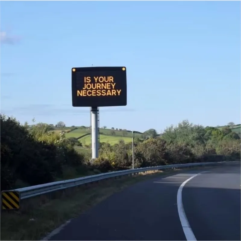 LED Traffic Speed Limit VMS Digital Display Smart City Motorway Guidance Sign