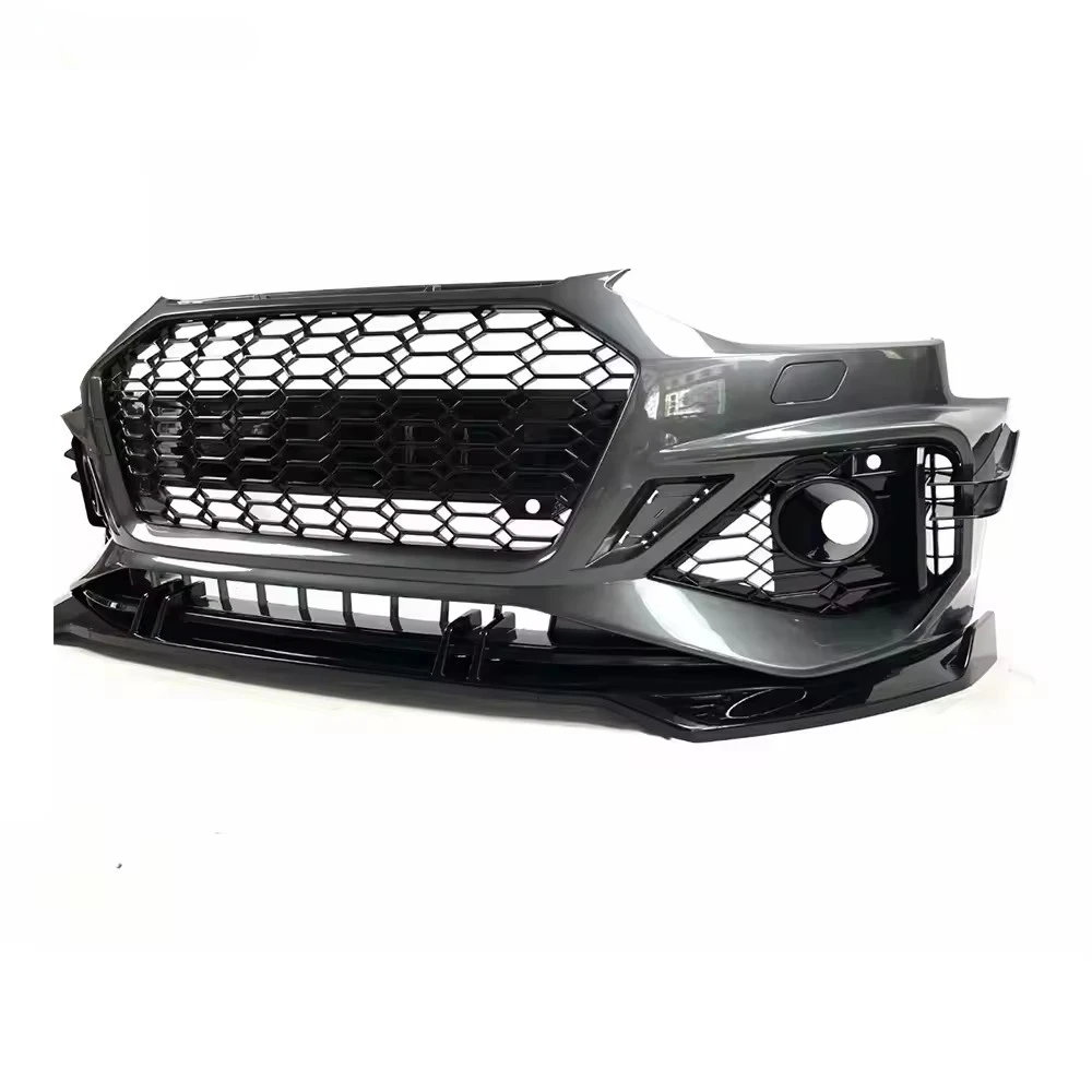 

Car 2020-2024 A4 S4 Front Bumper Kit RS4 Style Body Kits with Grill Front Lip for A4 S4 2020 2021 2022 2023