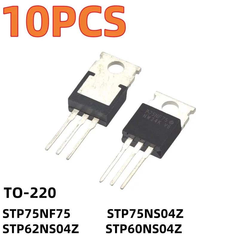 Image of 10pcs stp75nf75 stp75ns04z stp62ns04z stp60ns04z direkte Einfügung auf-220 nagelneu