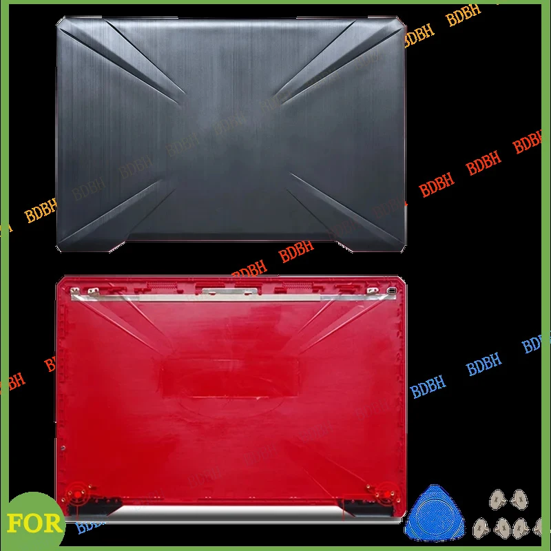NEW Laptop Case For ASUS FX504 FX504G FX504GD FX504GM FX80 FX80G FX80GD FZ80 Laptop Lid LCD Back Cover Front Bezel Hinges Parts
