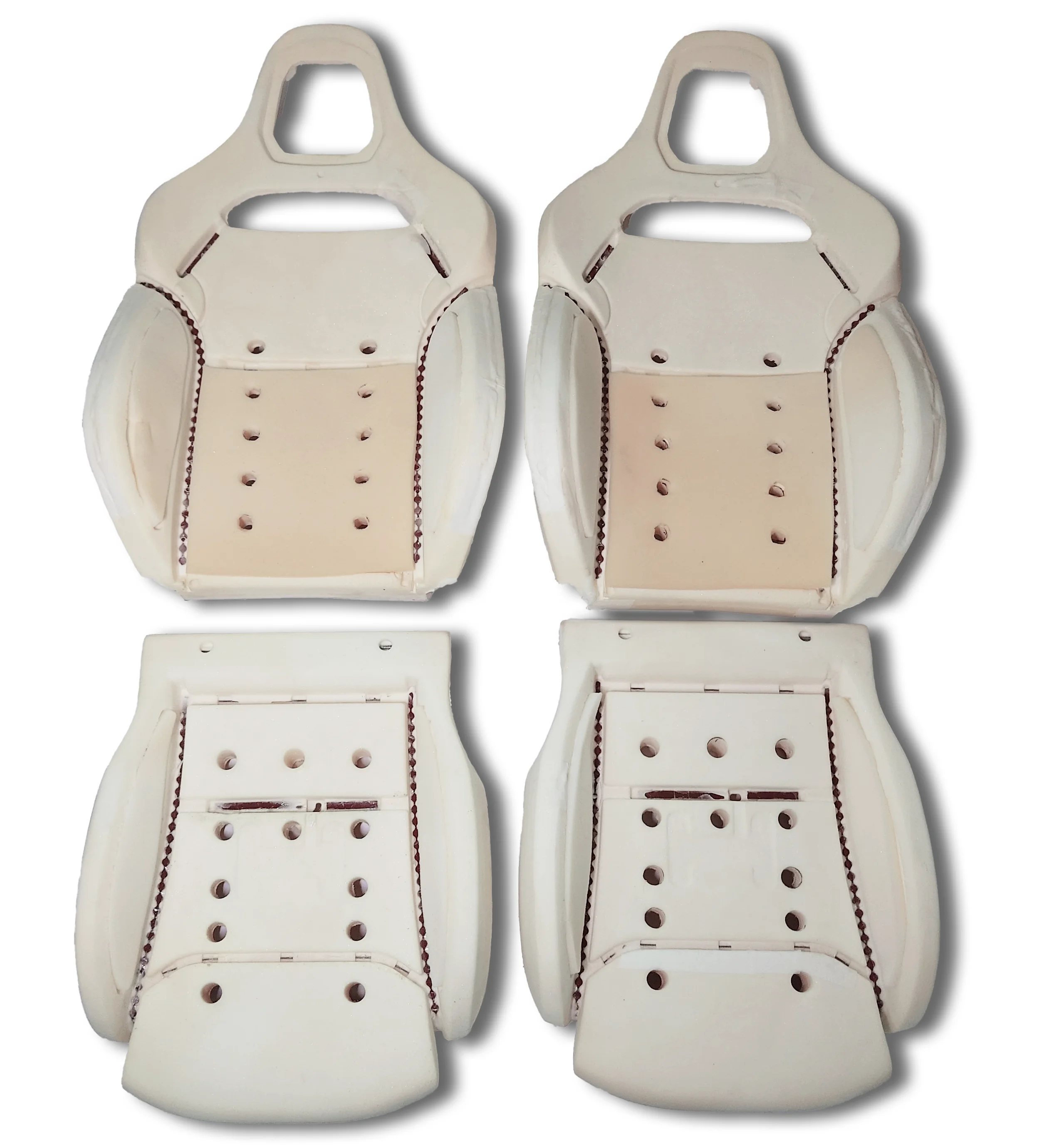 طقم ترقية مقعد السيارة الفاخر مع نظام تهوية، تخصيص متعدد المواد والألوان، نسيج مريح للمقصورة