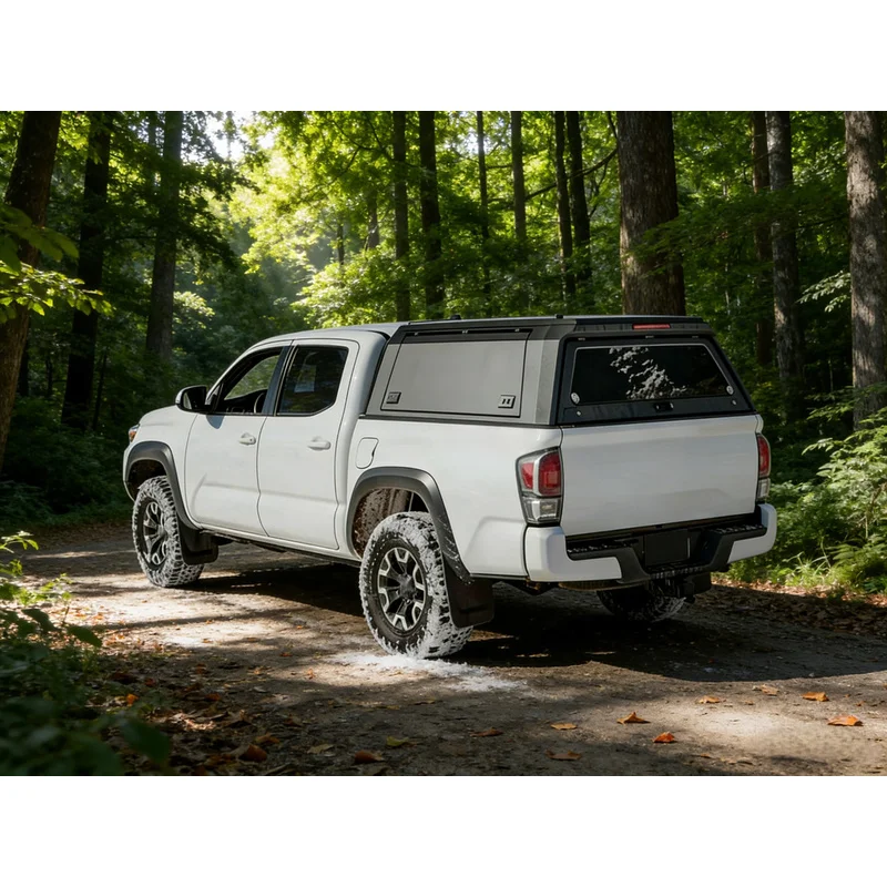 High Quality Made In China Anti-Theft Aluminum Alloy High Pickup Truck Canopy Cover 5.0FT Fit 2024+ RAM Triton Isuzu Auto Exteri