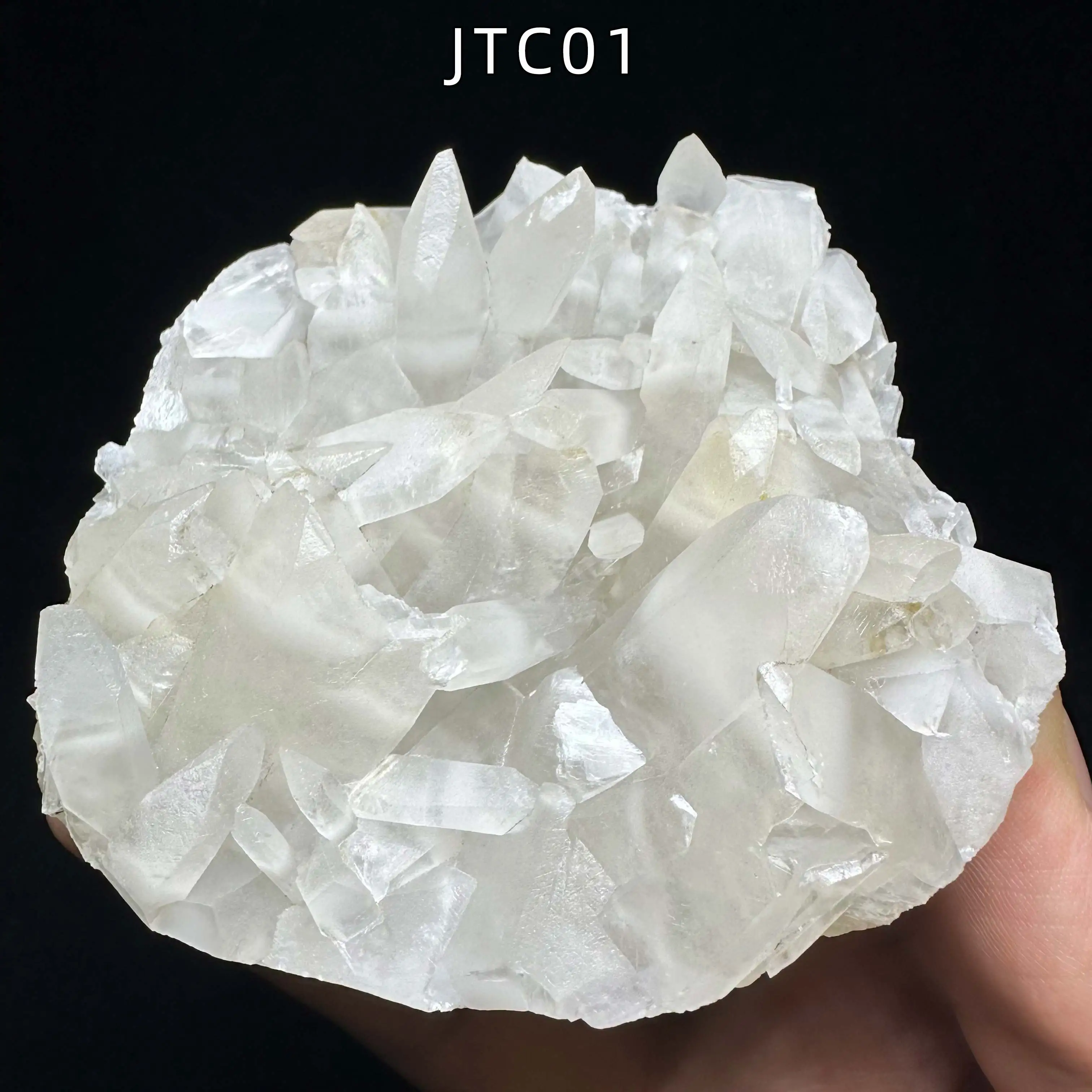 Natural Calcite Crystal Cluster Fluorescence Effect Mineral Specimen Raw Quartz Rock Healing Decoration