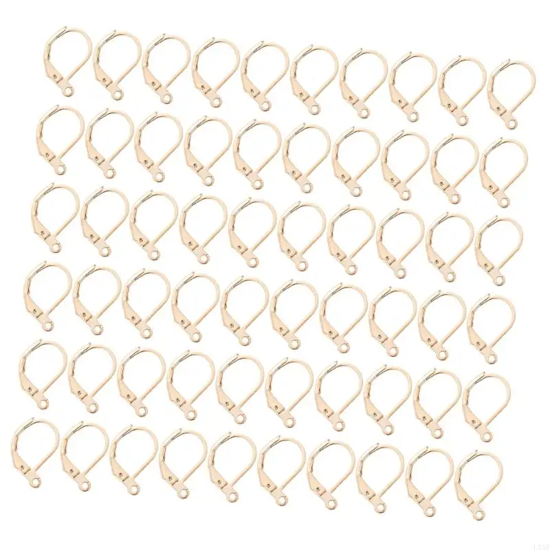  60 Piece Earring Leverback Findings for Handmade Jewelry Sets