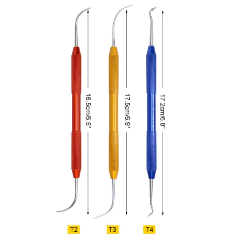 Dentist Sculpture Knife Plaster Model Engraving Knife Blade Resin Filler Spatula Double Ends Wax Carving Tools