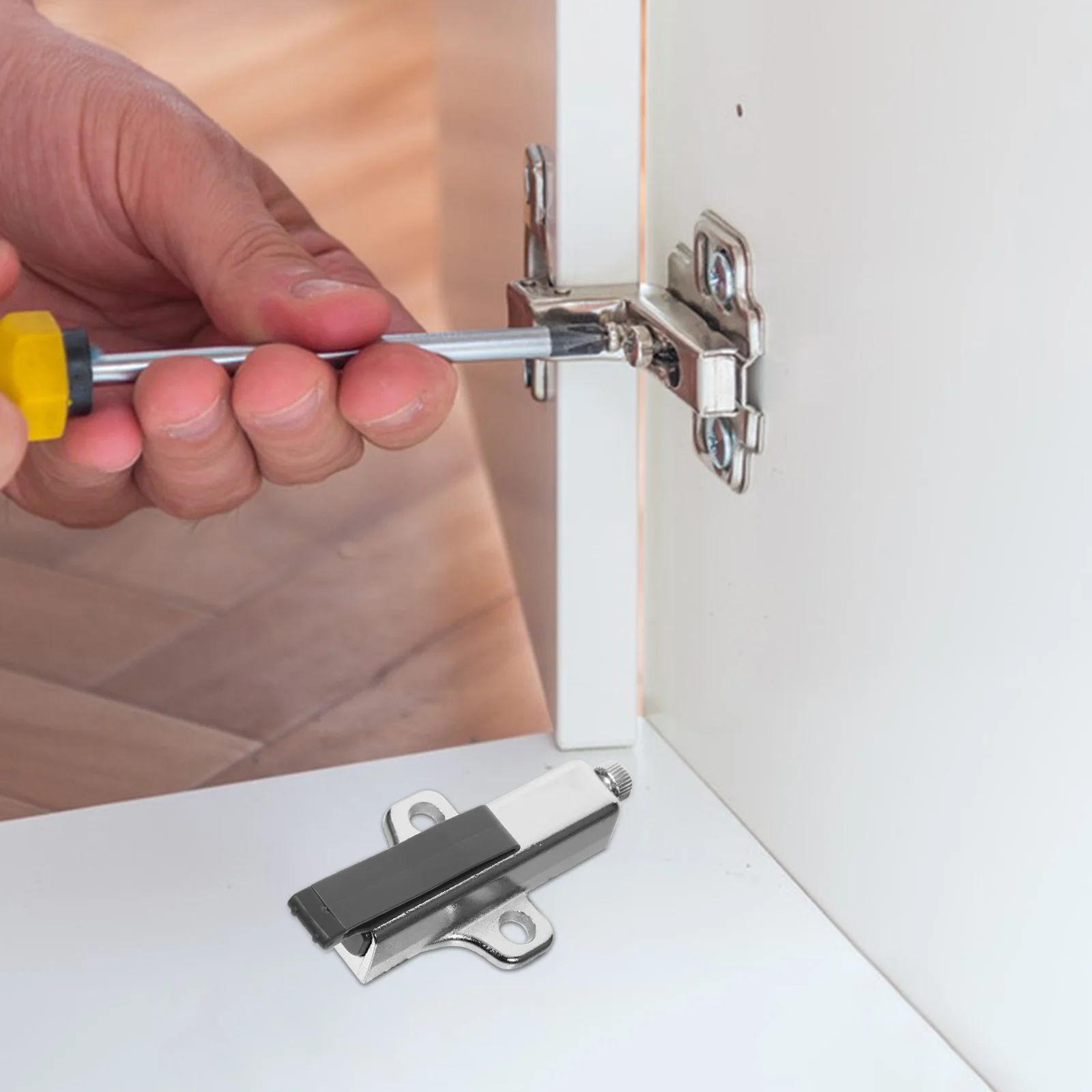 Amortecedor de porta de guarda-roupa, sistema de fechamento macio resistente, amortecedor de redução de ruído para armário, móveis, choque silencioso