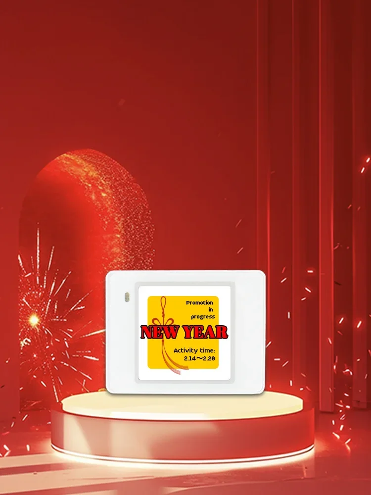 Suny 전자 선반 라벨 가격표 BLE Esl 4 색 E 잉크 디스플레이 1.54 인치