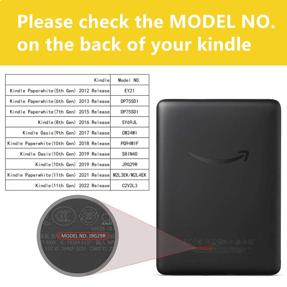 Premium PU Leather Smart Case for Kindle 11/10th with Hand Strap Stand Magnetic Cover for Paperwhite 12th with Card Slot