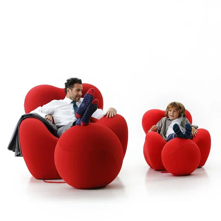 

Nordic Single-Seat Sofa Chair Living Room Leisure Recliner Mother's Embrace Internet Celebrity Ins