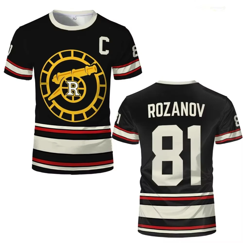 2026 Heated Rivalry Hockey Jersey T-Shirt Summer Outdoor Sports Breathable Y2K Suitable for Both Men and Women
