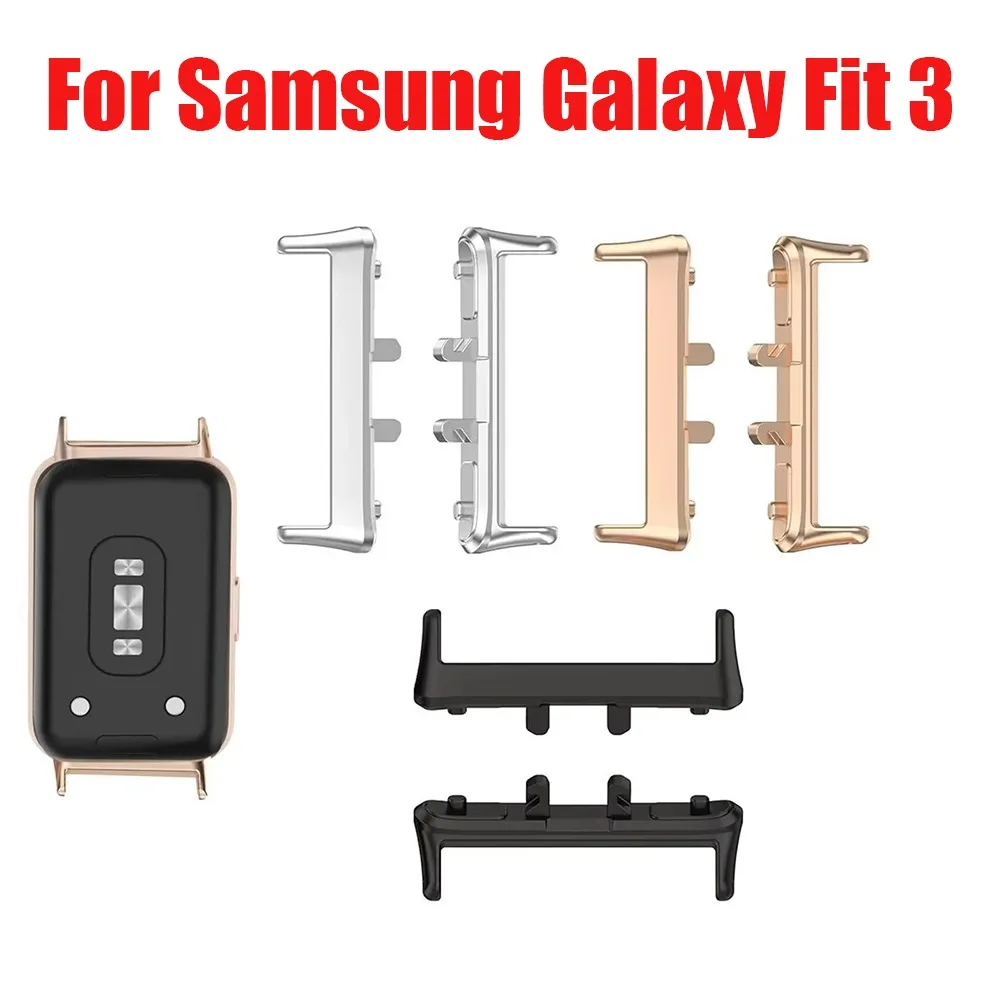 Zinc Alloy Watch Band Connector Adapter for Samsung Galaxy Fit 3 20mm Strap Lug Replacement Part Durable Lightweight Fit