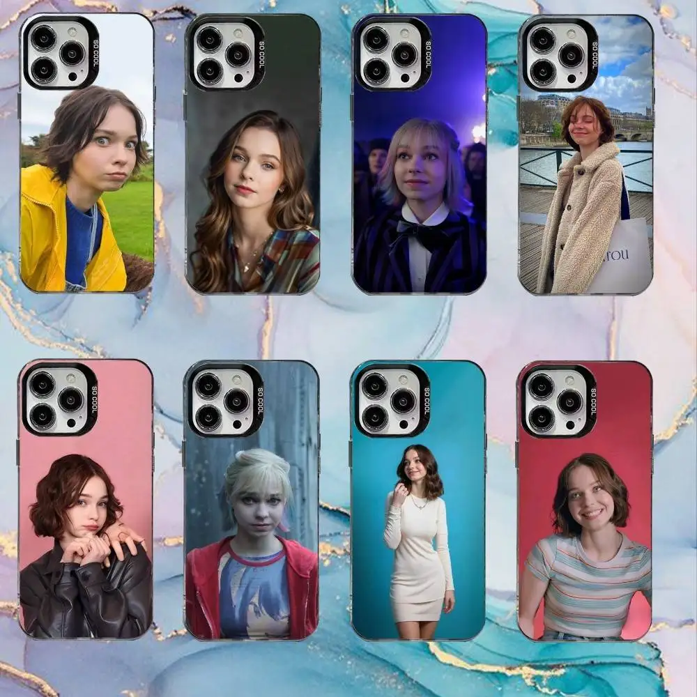 حافظة هاتف E-Emma Actor M-Myers لهاتف iPhone17,16,15,14,13,12,11 Plus، Pro Max غطاء مقاوم للصدمات باللون الأسود غير اللامع