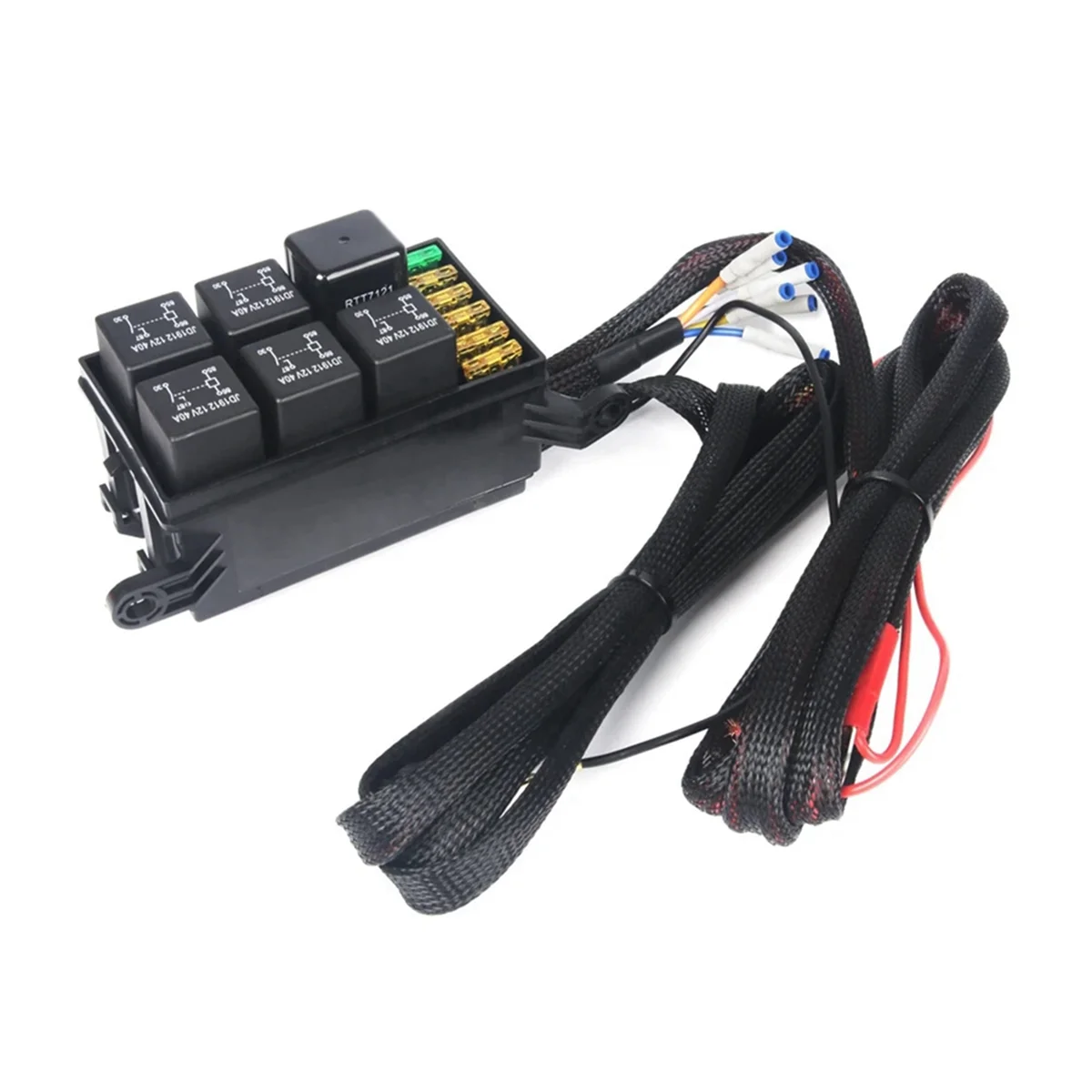 

LED 6 Gang Switch Panel Circuit Control Relay System Box Slim Touch Control Panel for Boat Jeep UTV Caravan
