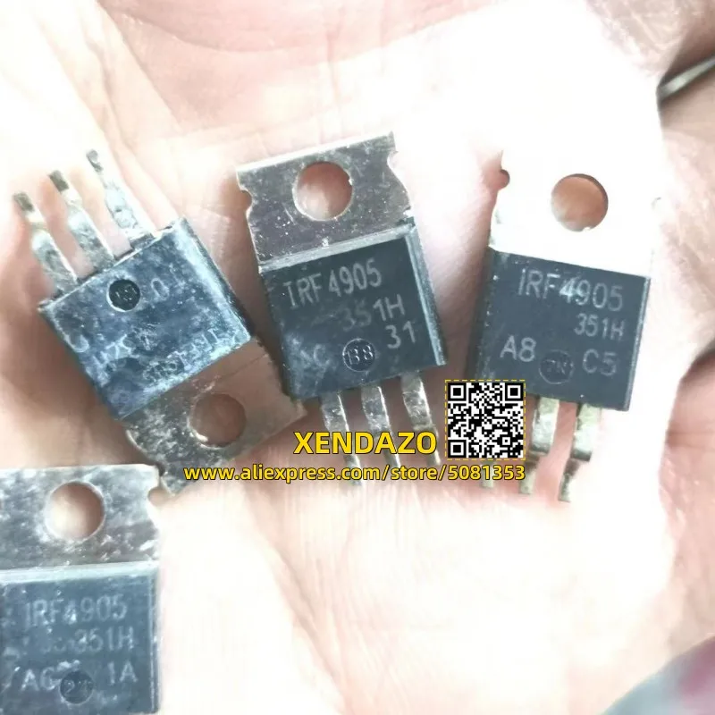 10 pieces IRF4905 4905 TO-220AB Power MOSFET Transistor