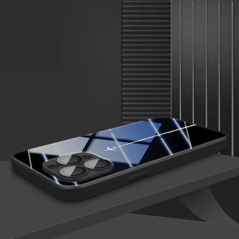 السماء طائرة التحكم نمط قضية الهاتف لسامسونج غالاكسي S25 S24 S23 S22 S21 S20 S10 حافة الترا زائد FE 4G 5G الزجاج سيليكون