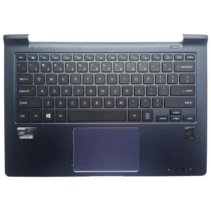 

New Backlit US Keyboard For Samsung 940X3G NP940X3G With Palmrest Upper Cover Case With Touchpad