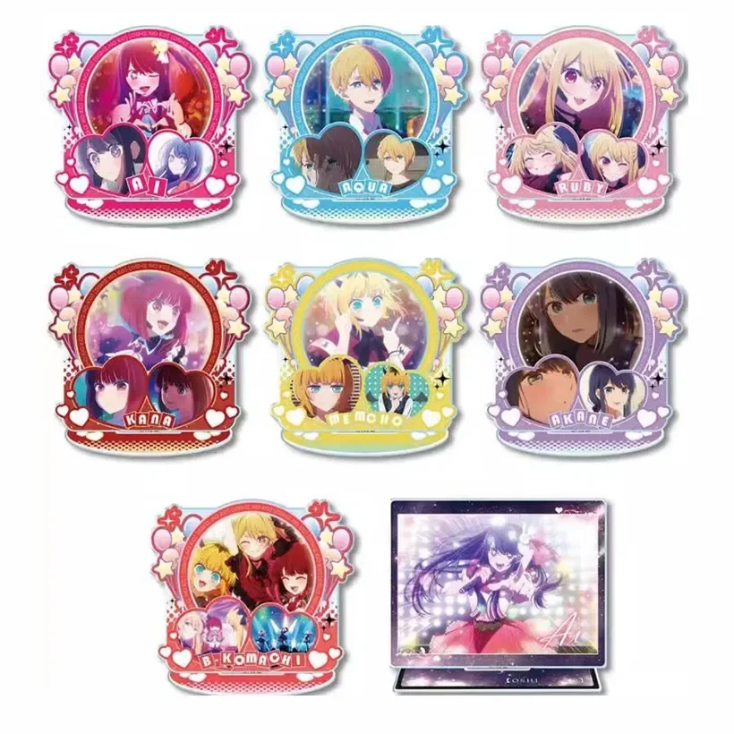

Game Acrylic Stand Doll Anime Hoshino Ai Ruby Akane Memcho Figure Model Plate Cosplay Toy for Gift