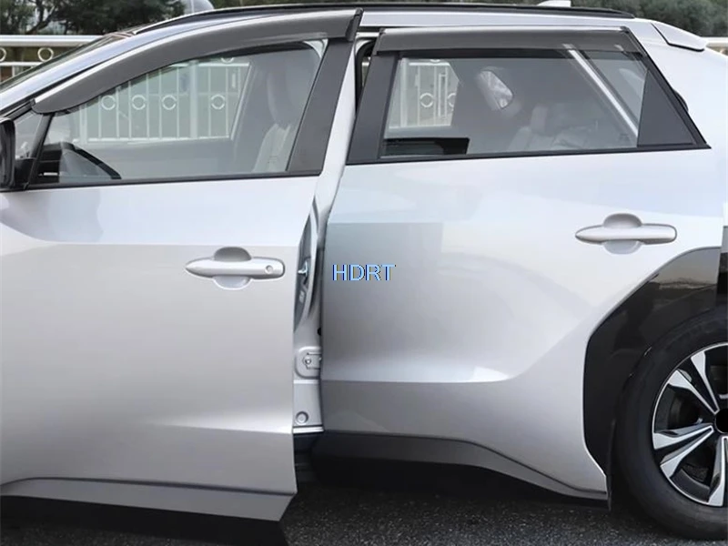 Car Styling Accessories Window Visor Deflector Sun Visor Rain Screen Weather Shield Awning Shelter Cover For Toyota BZ4X 2022 +