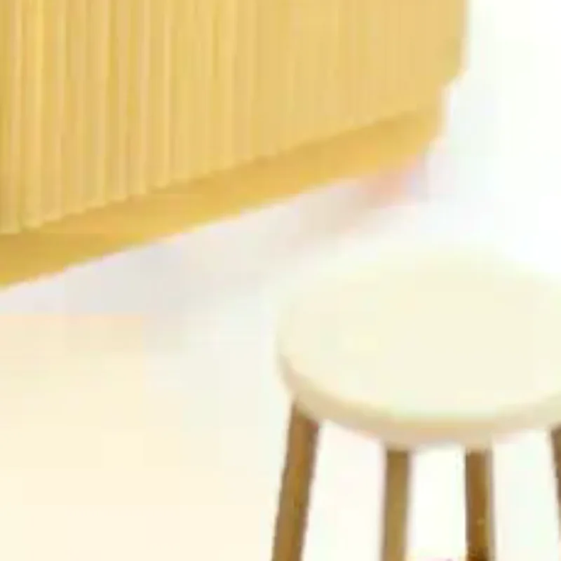 1:12 Scale 3Pcs Plastic Dollhouse Furniture - Miniature Table Chair, Model Bar Counter Scene