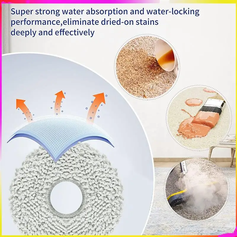 M04K 1 Set Main Side Brush Filter Mop Parts Accessories For Dreame X20 Pro/X20 Pro Plus Robot Vacuum Cleaner Replacement Spare P