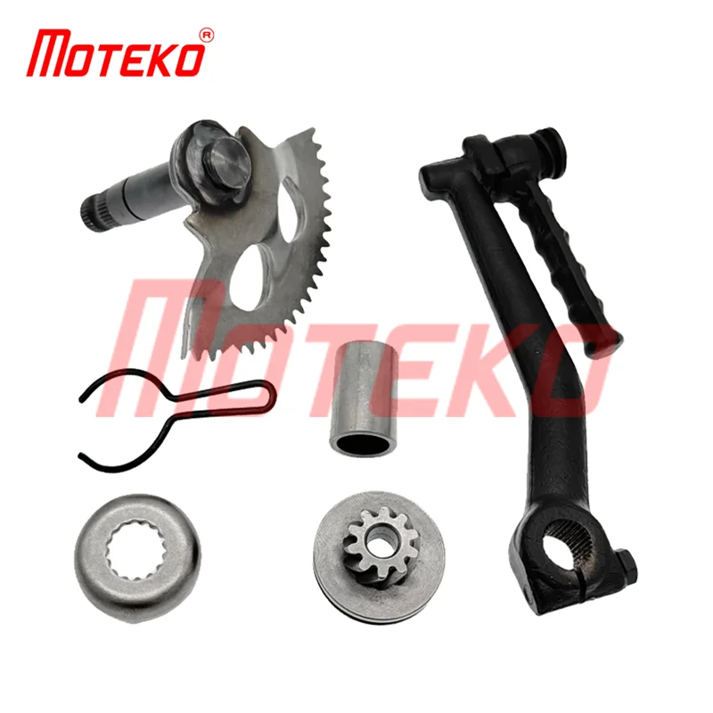 

MOTORCYCLE SCOOTER MOPED KICK STARTER ENGINE STARTING SHAFT KIT FOR GY6 50 60 80 100 139QMB ATV DIRT BIKE 16MM/10T