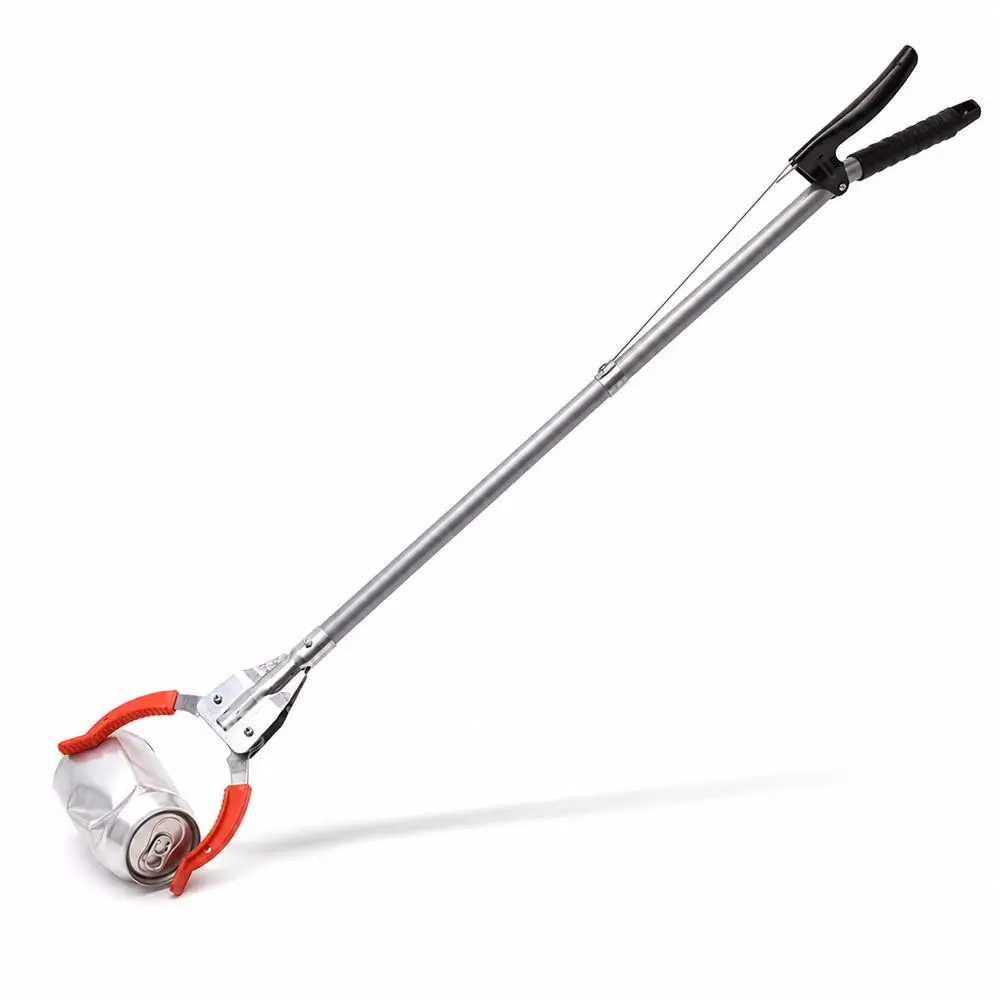 Stainless Steel Trash Picker Grabber Ergonomic Handle Thickened Tube Pickup Grabber Tool Non Slip Jaw Garbage Pickup Claw