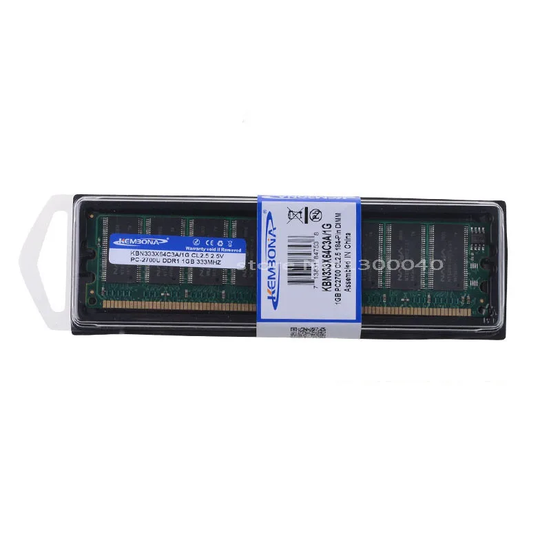 KEMBONA DDR 333 PC 2700 1GB MEMORY 1G 184-pin for all motherboard LONGDIMM Desktop RAM DDR1 desktop MEMORY