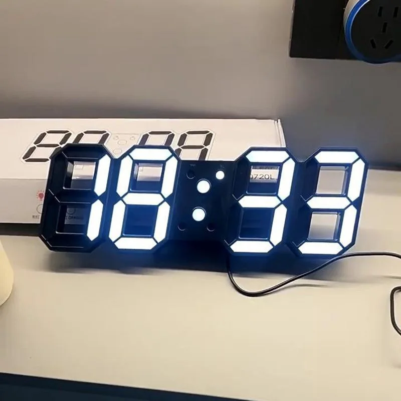 

Remote control high-value, digital electronic clock, large-screen digital clock on the wall in the living room