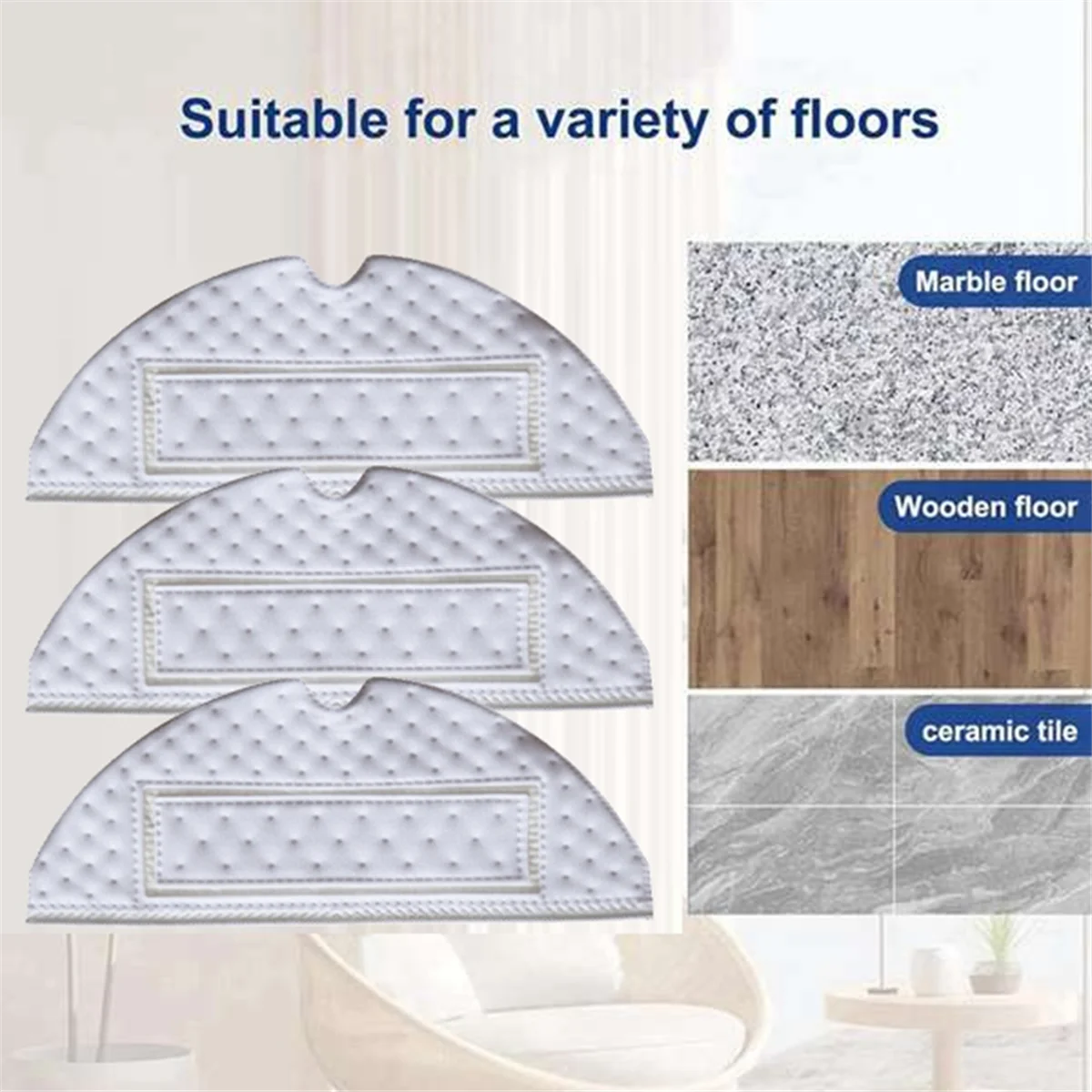 O novo 10 pçs kit de pano mop descartável para t7s t7 plus s7 t8 s10 robô aspirador acessórios peças reposição