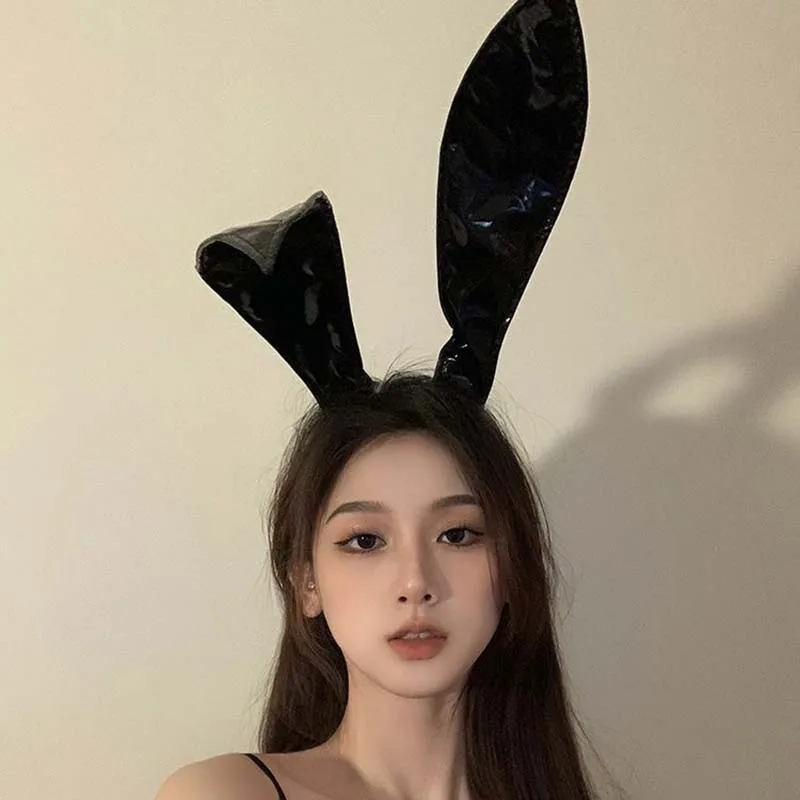 

Cute Rabbit Ear Halloween Headwear Personalized Trendy Face Wash Hair Band Cosplay Funny Dance Party Hair Bands Hair Accessories