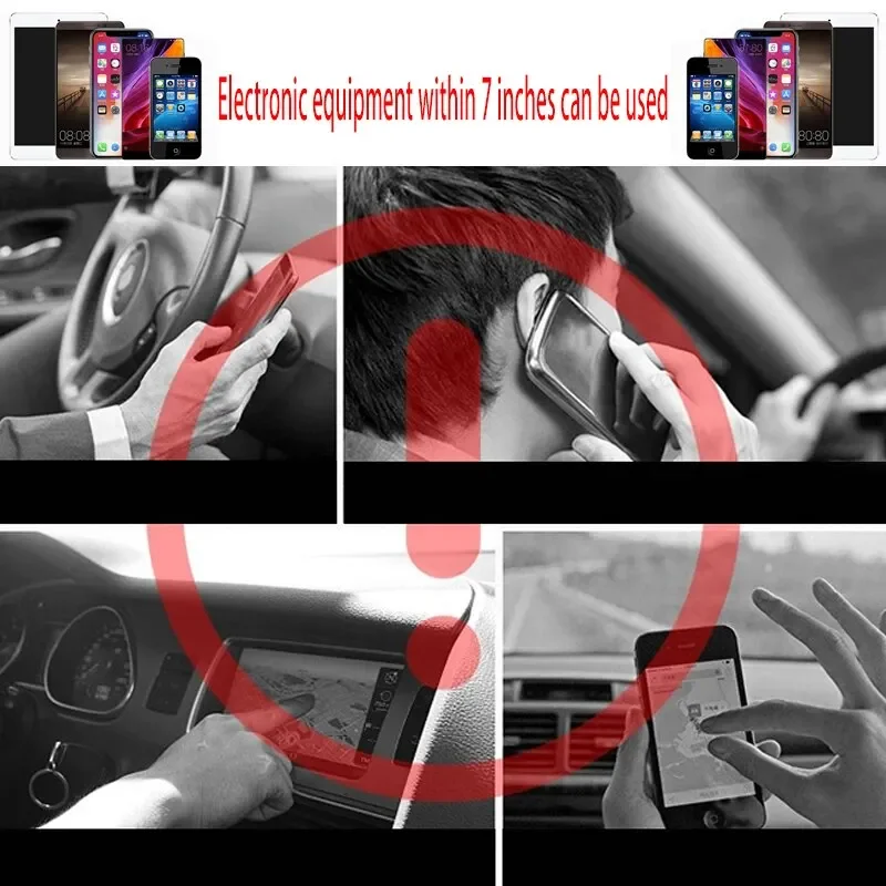 360° Rotating Waterproof Phone Holder - Durable ABS Car/Shower/Wall Mount, Hands-Free Safe Viewing for Driving & Bathroom