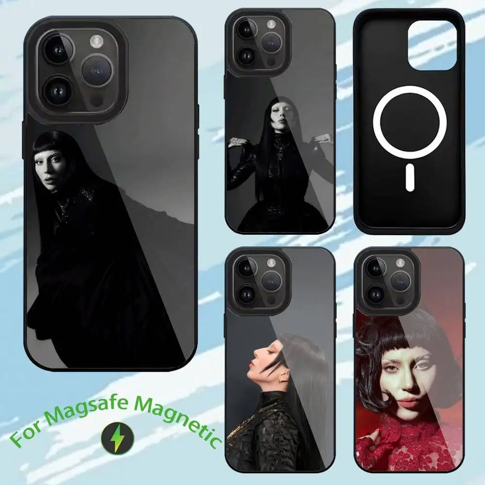 

Lady Gaga Disease Phone Case For iPhone17,16,15,14,13,12,11,Plus,Pro,Max For Magsafe Wireless Charging cover