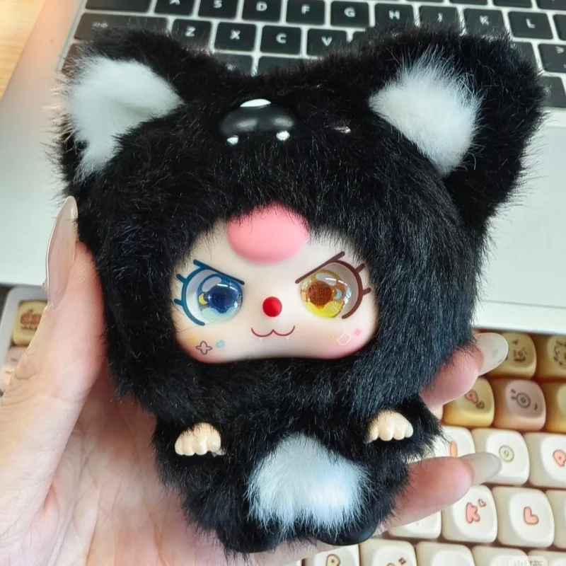 Miniso Three Year Old Mini Hug Series Vinyl Plush Blind Box Trendy Play Doll Cute Decorative Pendant Ornament Festival Gift