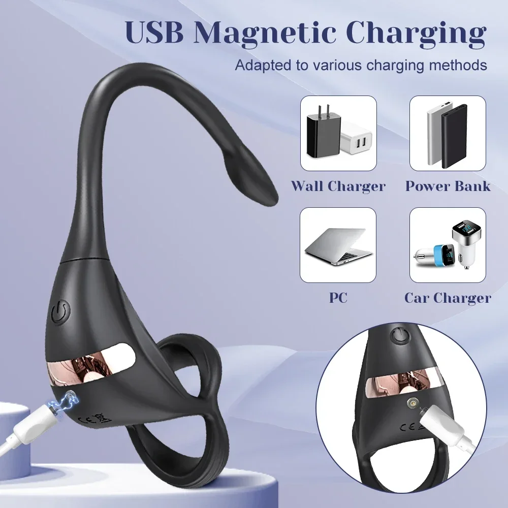 APP التحكم بعقب المكونات خاتم الديك تهتز جهاز تدليك للبروستاتا للرجال المبتدئين الشرج هزاز المكونات الشرج لعبة الجنس مثلي الجنس للرجال 18 + #4