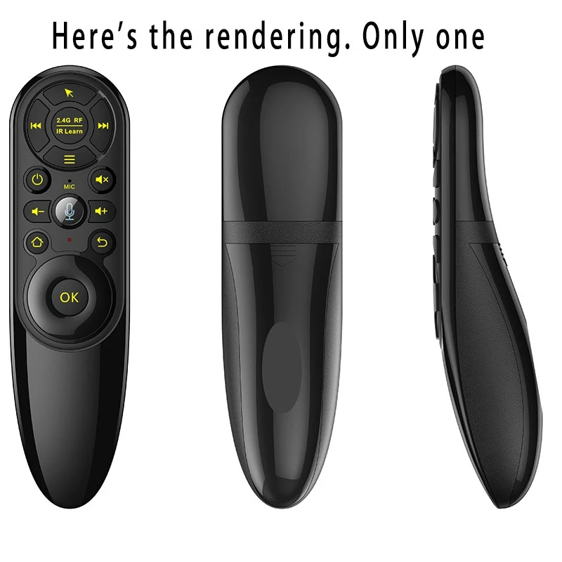 Q9-Souris sans fil rétro-éclairée pour Android TV Box, télécommande intelligente, recherche vocale, apprentissage infrarouge, gyroscope 2.4G