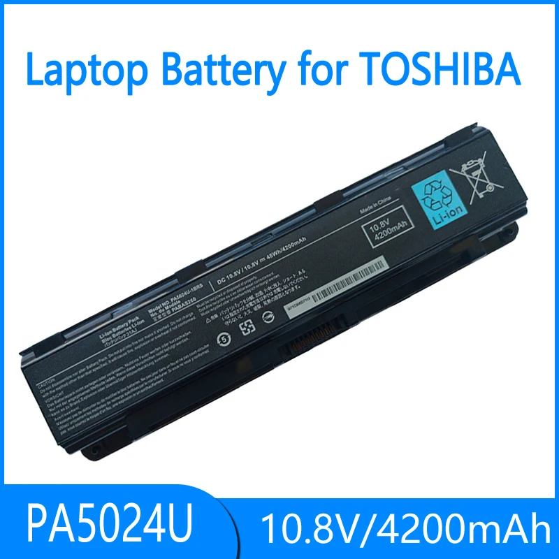 

Новый высококачественный аккумулятор для ноутбука PA5024U TOSHIBA PA5025U-1BRS PA5023U-1BRS PA5024U-1BRS PA5025U PA5023U PABAS261 PABAS260