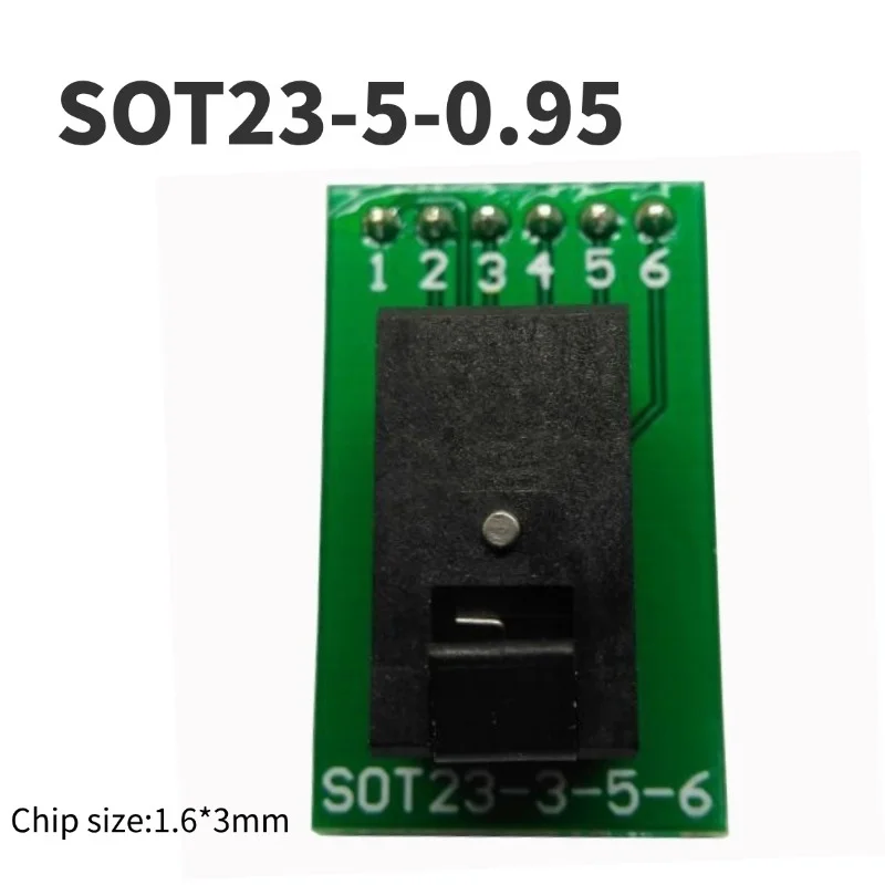 sot23-5l-5pin-icsocket-pitch095-spring-probe-test-socket-gold-plated-high-precision-programming-adapter-hast-30v-50mΩ-test-seat