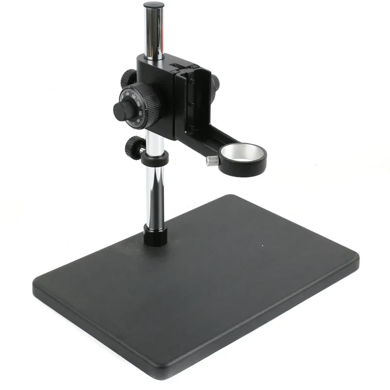 50mm Precision Subtle Adjustable Zoom Monocular Video Microscope Multi Axis Adjustable Boom Table Working Stand Holder Support