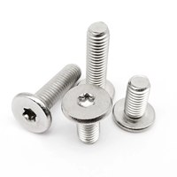 M1.6 M2 M2.5 M3 M4 M5 M6 M8 CM Torx Ultra Thin Head Screw Six-Lobe Super Low Flat Wafer Head Bolt A2-70 304 Stainless Steel